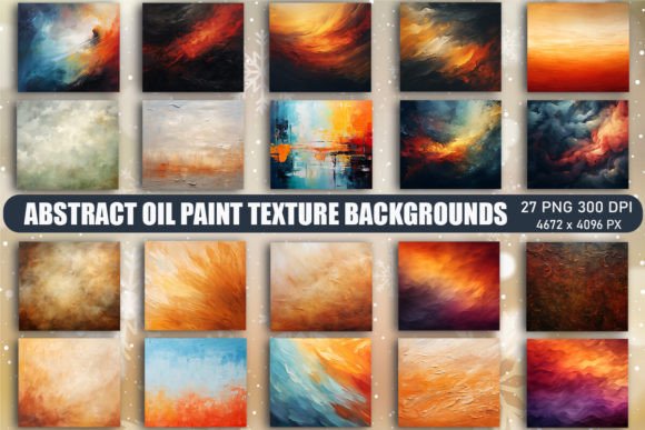 Abstract Oil Paint Texture Backgrounds: A Creative Toolkit