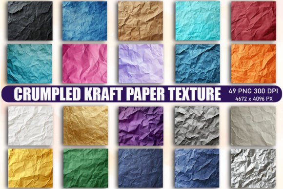 Authentic Texture: Using Crumpled Kraft Paper Backgrounds