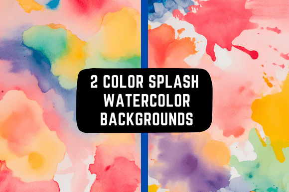 Color Splash Watercolor Backgrounds PNG: Elevate Your Visuals
