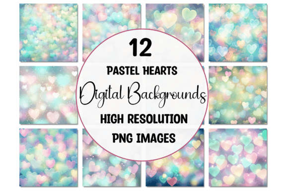 Design with Heart: Using Pastel Digital Backgrounds