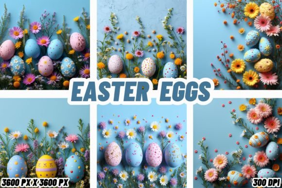 Elevate Your Designs with Festive Easter Eggs Backgrounds
