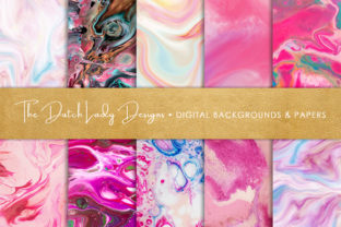 Elevate Your Projects with Pink Marble & Swirl Backgrounds