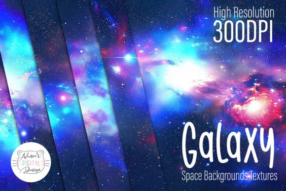 Galaxy Space Backgrounds Textures: A Universe of Design Potential