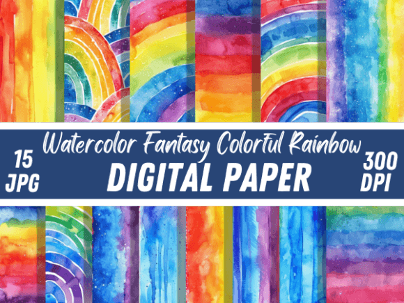 Infuse Whimsy and Joy: Fantasy Colorful Rainbow Backgrounds for Modern Creators