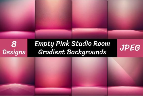 Smooth Pink Studio Gradient Backgrounds for Modern Design