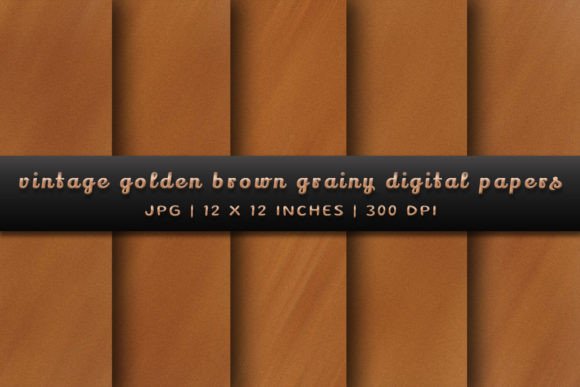 Timeless Warmth: Using Vintage Golden Brown Grainy Backgrounds