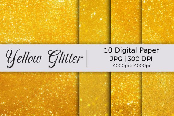 Yellow Big Glitter Paper Backgrounds: Bold, Modern, and Ready for Your Next Project